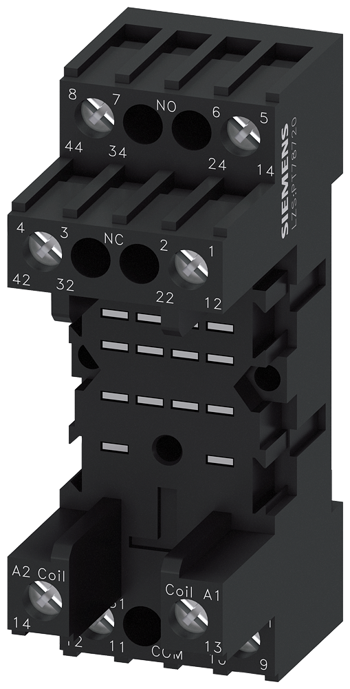 SIEMENS LZS:PT78720 Plug-in base for mounting for 2 CO, devices