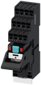 SIEMENS LZS:PT5D5R24 Plug-in relay complete unit 24 V AC, 4 change-over contacts LED module red base