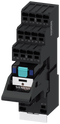 SIEMENS LZS:PT5D5L24 Plug-in relay complete unit 24 V DC, 4 change-over contacts LED module red base