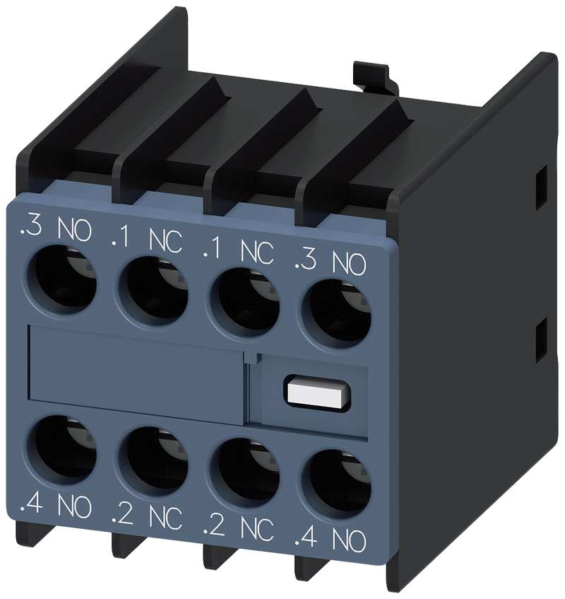SIEMENS 3RH2916-1FA22 Auxiliary switch, front, 2 NO + 2 NC, current path 1 NO, 1 NC, 1 NC, 1 NO, screw terminal