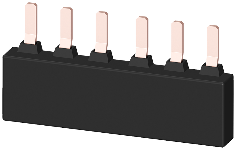 SIEMENS 3RV1935-1A 3-ph. busbar for 2 circuit breakers S2 modular spacing:55 mm