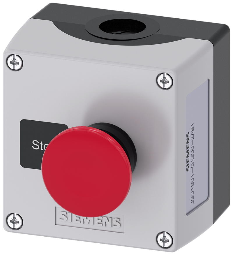 SIEMENS 3SU1801-0AS00-2AB1 Enclosure for command devices, 22 mm, round