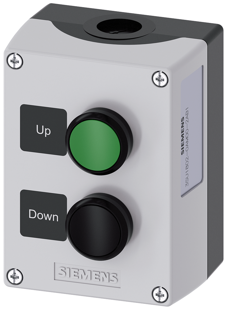 SIEMENS 3SU1802-0AM00-2AB1 Enclosure for command devices, 22 mm, round