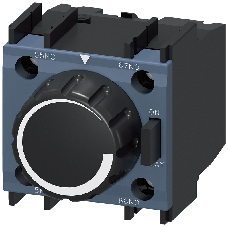 SIEMENS 3RT2927-2PA01 Pneumatic timing relay block, ON-delay 1-30s, 1NO+1NC for motor contactors, S0