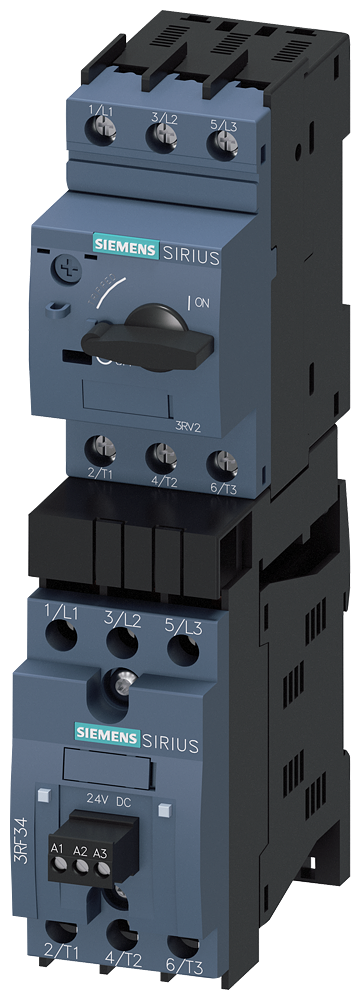 SIEMENS 3RA2210-0JA03-0SB4 Load feeder, reversing starter, S00, 0.7-1 A, 24 V DC, 150 kA