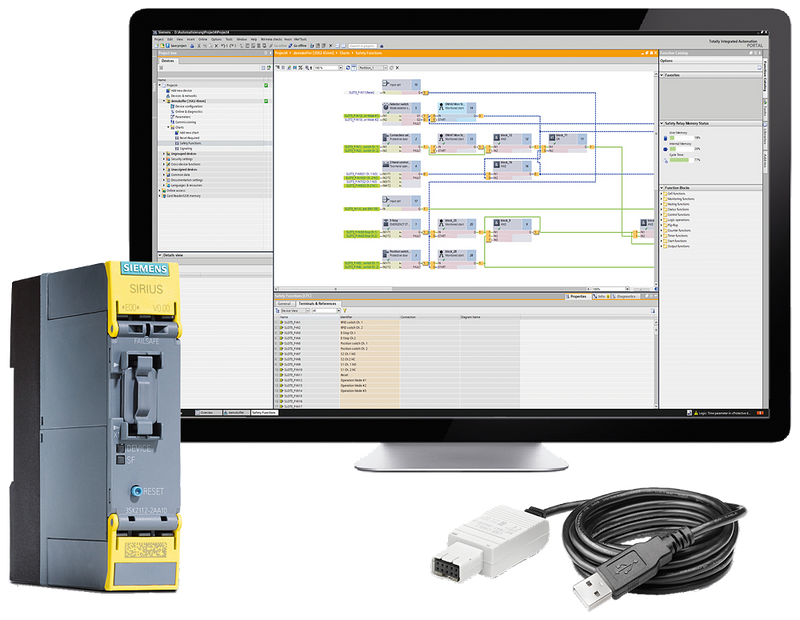 SIEMENS 3SK29412AA11 3SK2 starter kit content:3SK2112-2AA10 SIRIUS Safety ES TIA Download software