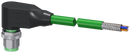 SIEMENS 3RK1902-2HB30 Bus cable, 3 m, for PROFINET, 4-core, shielded, with 1x M12 D-coded
