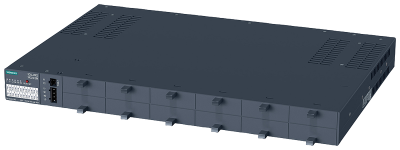 SIEMENS 6GK5324-0GG10-1AR2 SCALANCE XR324-12M managed L2 switch, 12x media bays, front ports, 24 V DC