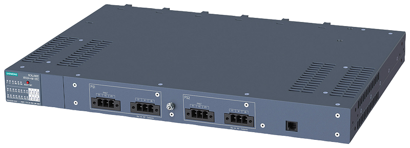 SIEMENS 6GK5324-4GG10-4JR2 SCALANCE XR324-4M EEC managed, Layer 2 switch, 16x RJ45, 4x for MM, rear ports