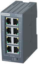 SIEMENS 6GK5008-0GA10-1AB2 SCALANCE XB008G, unmanaged switch, 8x RJ45, Gigabit-capable