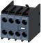 SIEMENS 3RH2911-1GA40 Auxiliary switch 4 NO, current paths: 1 NO, 1 NO, 1 NO, 1 NO for contactor relays, S00