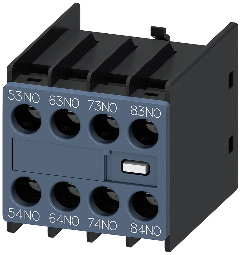 SIEMENS 3RH2911-1GA40 Auxiliary switch 4 NO, current paths: 1 NO, 1 NO, 1 NO, 1 NO for contactor relays, S00