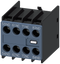 SIEMENS 3RH2911-1GA22 Auxiliary switch, 2 NO+2 NC, current path 1 NO, 1 NC, 1 NC, 1 NO, for contactor relays, S00