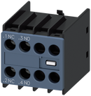 SIEMENS 3RH2911-1HA11 Auxiliary switch 1 NO+1 NC current paths: 1 NC, 1 NO for contactor relays/motor contactors S00/S0