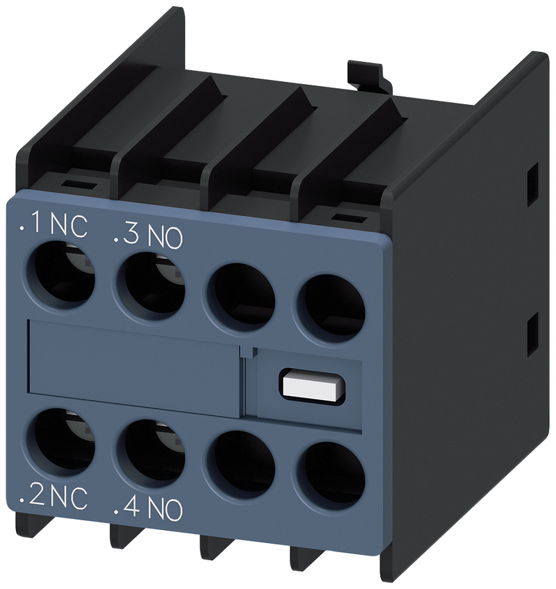SIEMENS 3RH2911-1HA11 Auxiliary switch 1 NO+1 NC current paths: 1 NC, 1 NO for contactor relays/motor contactors S00/S0