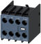 SIEMENS 3RH2911-1HA22 Auxiliary switch 2 NO+2 NC current paths: 1 NC, 1 NO for contactor relays/motor contactors S00/S0