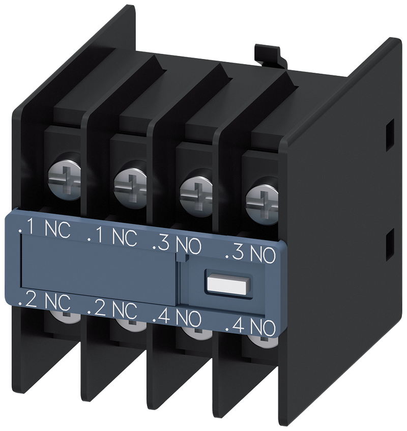 SIEMENS 3RH2911-4HA22 Auxiliary switch 2 NO+2 NC, current paths: 1 NC, 1 NC, 1 NO, 1 NO, 3RT2,.1/.2,.1/.2,.3/.4,.3/.4