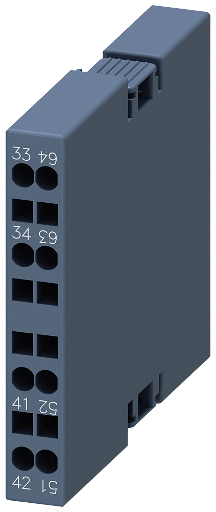 SIEMENS 3RH2921-2DE11 Solid-state compatible auxiliary switch lateral, current paths: 1 NO, 1 NC