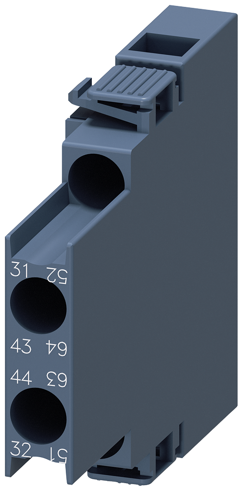 SIEMENS 3RH2921-1DA11 Auxiliary switch lateral, 1 NO+1 NC, current paths: 1 NC, 1 NO for motor contactors, S0