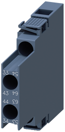 SIEMENS 3RH2921-1DA20 Auxiliary switch lateral, 2 NO, current paths: 1 NO, 1 NO for motor contactors, S0