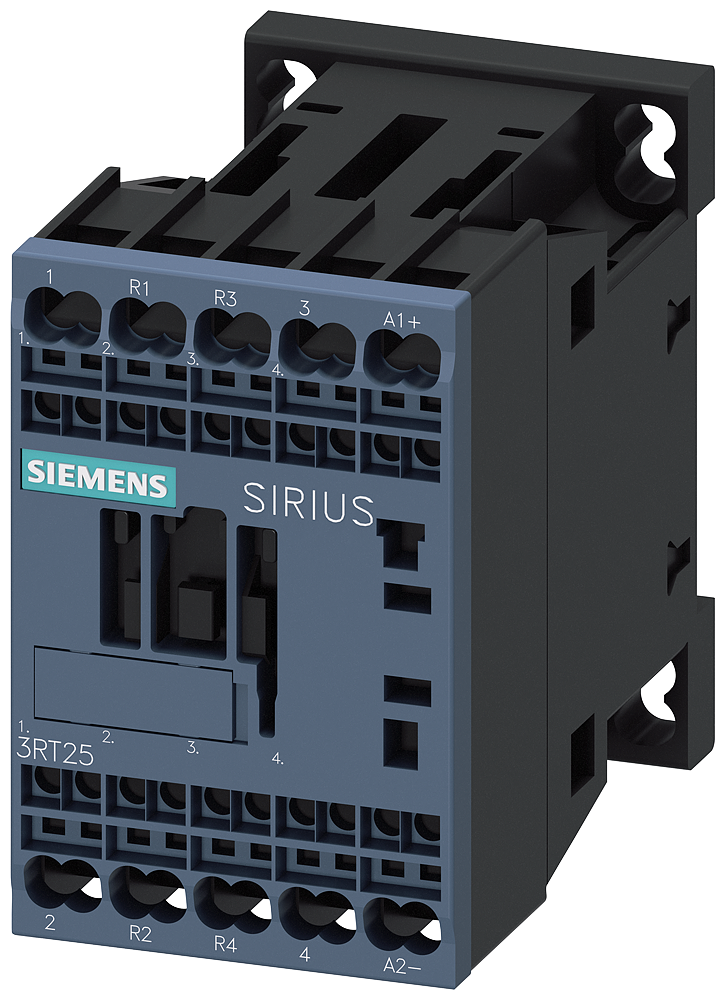SIEMENS 3RT2518-2BB40 Contactor 2 NO + 2 NC, AC-3, 7.5 kW 24 V DC 4-pole 2 NO + 2 NC