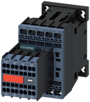 SIEMENS 3RT2017-2BB44-3MA0 Contactor, AC-3e, 12 A/5.5 kW/400 V, 3-pole, 24 V DC, 2 NO+2 NC, spring-type terminal
