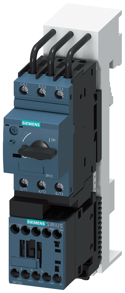 SIEMENS 3RA2110-1ED15-1BB4 Load feeder, direct starter, S00, 2.8-4 A, 24 V DC, 150 kA