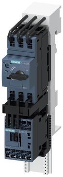 SIEMENS 3RA2110-1GH15-1BB4 Load feeder, direct starter, S00, 4.5-6.3 A, 24 V DC, 150 kA
