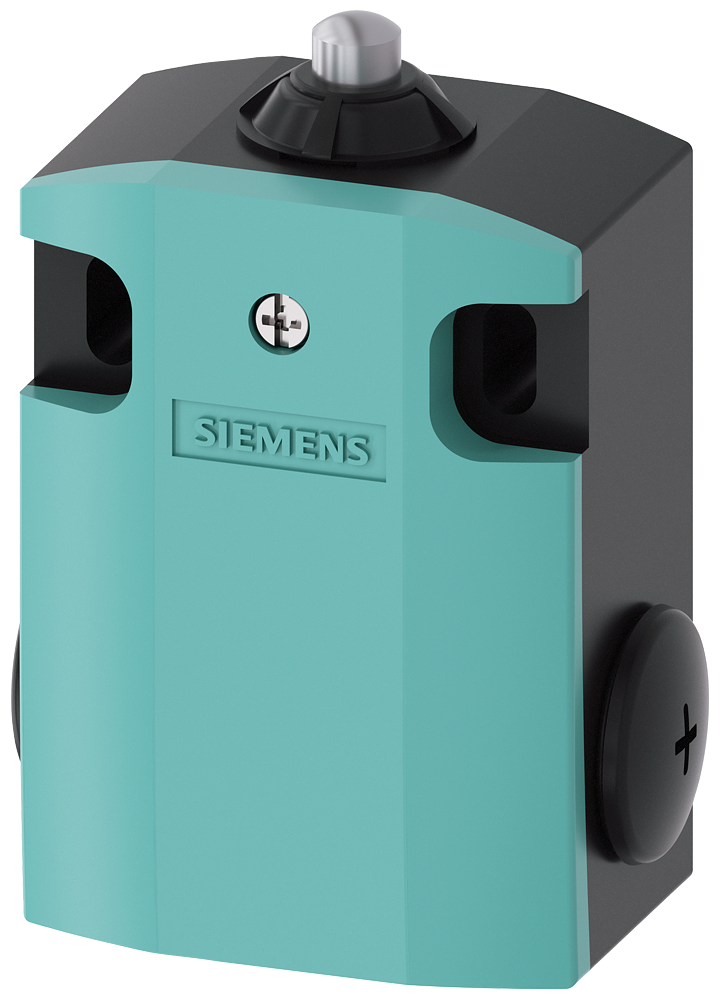 SIEMENS 3SE5122-0BB01 Position switch, metal encl. 56 mm wide, 1 NO/1 NC slow-action contacts