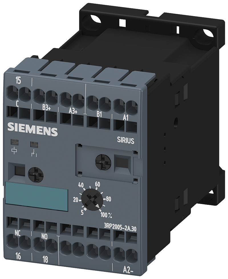 SIEMENS 3RP2005-2AP30 Timing relay, electronic, multi-function, 8 functions 1 CO, 24 V AC/DC, 200-240 V AC