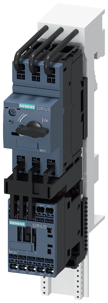 SIEMENS 3RA2110-4AH18-1AP0 Load feeder, direct starter, S00, 10-16 A, 230 V AC, 50/60 Hz, 150 kA