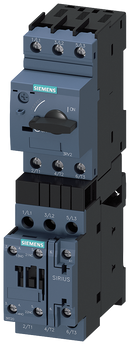 SIEMENS 3RA2120-4CA26-0AL2 Load feeder, direct starter, S0, 16-22 A, 230 V AC, 50/60 Hz, 150 kA