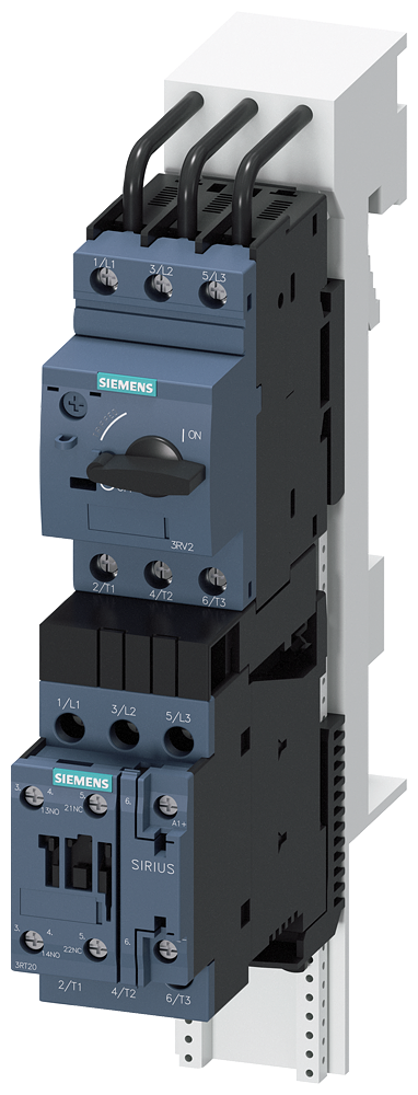 SIEMENS 3RA2120-4BD27-0BB4 Load feeder, direct starter, S0, 13-20 A, 24 V DC, 150 kA