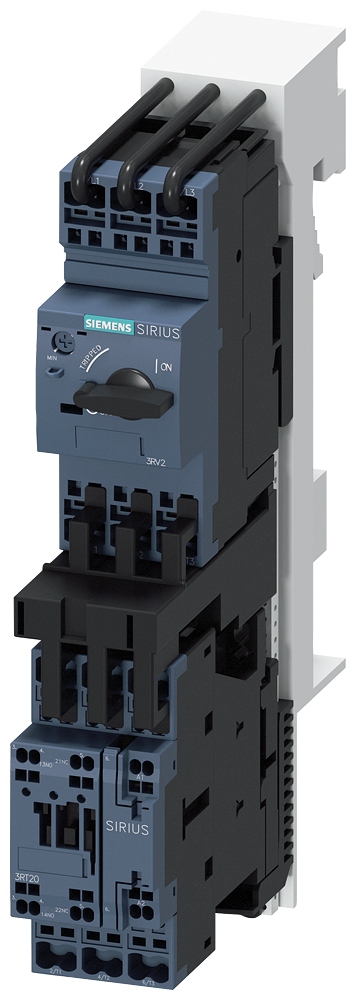 SIEMENS 3RA2120-4NH27-0AP0 Load feeder, direct starter, S0, 23-28 A, 230 V AC/50 Hz, 150 kA