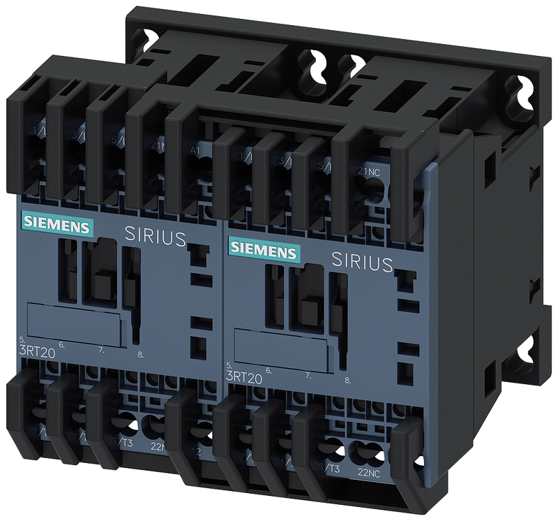 SIEMENS 3RA2315-8XB30-2AP0 Reversing contactor assembly AC-3, 3 kW/400 V 230 V AC, 50/60 Hz, 3-pole S00