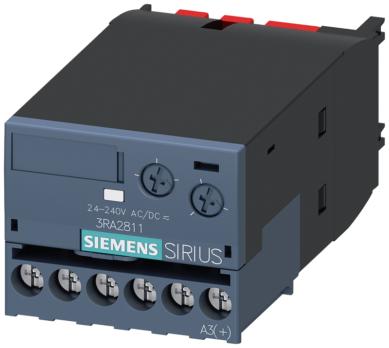 SIEMENS 3RA2811-1CW10 Timing relay, electronic, ON-delay with semiconductor output 24-240 V AC/DC