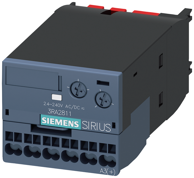 SIEMENS 3RA2811-2CW10 Timing relay, electronic, ON-delay with semiconductor output 24-240 V AC/DC