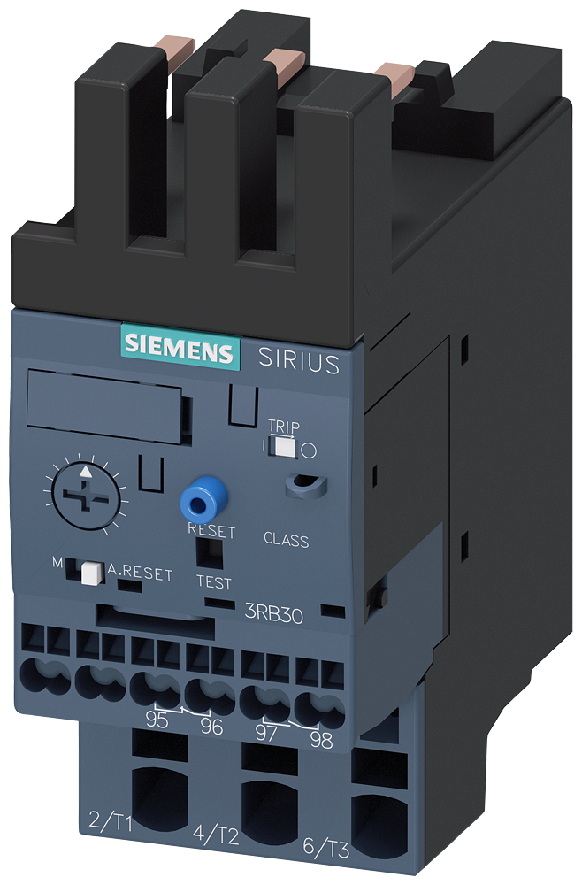 SIEMENS 3RB3026-1QE0 Overload relay 6-25 A motor protection S0, Class 10, contactor mounting