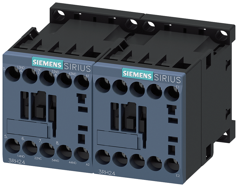 SIEMENS 3RH2431-1AU00 Contactor relay, 3 NO+1 NC, 240 V AC, 50/60 Hz, S00, screw terminal