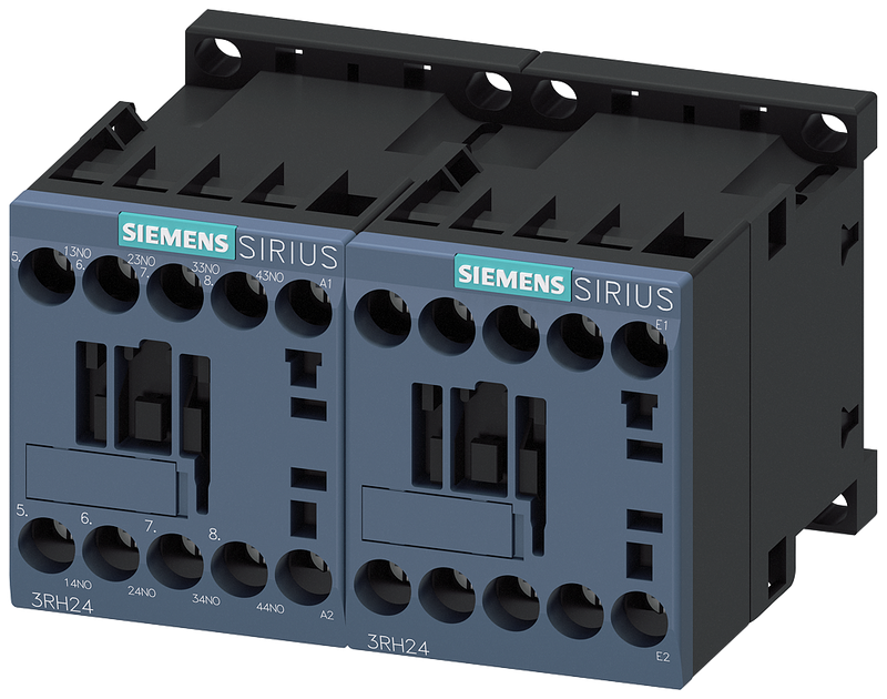 SIEMENS 3RH2440-1AB00 Contactor relay, 4 NO, 24 V AC, 50/60 Hz, S00, screw terminal