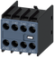 SIEMENS 3RH2911-1FA40 Auxiliary switch 4 NO current paths: 1 NO, 1 NO, 1 NO for contactor relays/motor contactors S00/S0