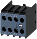 SIEMENS 3RH2911-1HA03 Auxiliary switch 3 NC current paths: 1 NC, 1 NC for contactor relays/motor contactors S00/S0