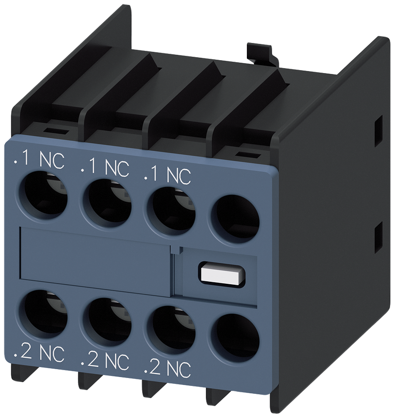 SIEMENS 3RH2911-1HA03 Auxiliary switch 3 NC current paths: 1 NC, 1 NC for contactor relays/motor contactors S00/S0