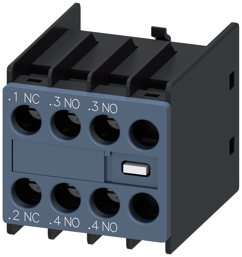 SIEMENS 3RH2911-1HA21 Auxiliary switch 2 NO+1 NC current paths: 1 NC, 1 NO for contactor relays/motor contactors S00/S0