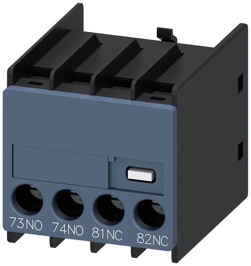 SIEMENS 3RH2911-1MA11 Auxiliary switch 1 NO+1 NC, current paths: 1 NO, 1 NC, connection from below