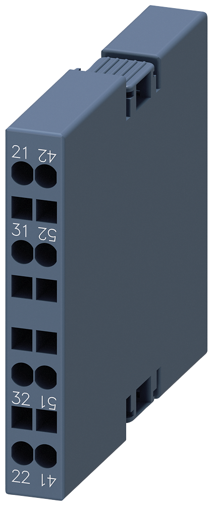 SIEMENS 3RH2911-2DA02 Auxiliary switch lateral, 2 NC, current paths: 1 NC, 1 NC, for motor contactors