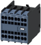 SIEMENS 3RH2911-2FA04 Auxiliary switch 4 NC current paths: 1 NC, 1 NC, 1 NC for contactor relays/motor contactors S00/S0