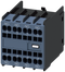 SIEMENS 3RH2911-2FA40 Auxiliary switch 4 NO current paths: 1 NO, 1 NO, 1 NO for contactor relays/motor contactors S00/S0