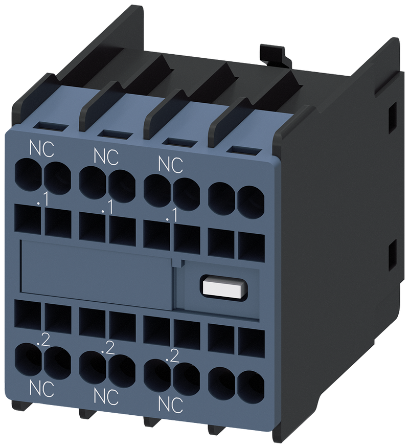 SIEMENS 3RH2911-2HA03 Auxiliary switch 3 NC current paths: 1 NC, 1 NC for contactor relays/motor contactors S00/S0