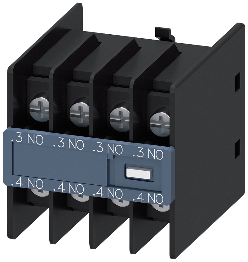SIEMENS 3RH2911-4FA40 Auxiliary switch 4 NO, current paths: 1 NO, 1 NO, 1 NO, 1 NO, 3RT2,.3/.4,.3/.4,.3/.4,.3/.4